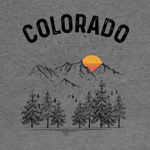 Colorado State Vintage Retro by DanYoungOfficial